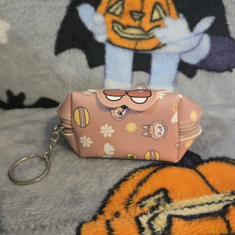 Cute Brown Labubu Coin Purse